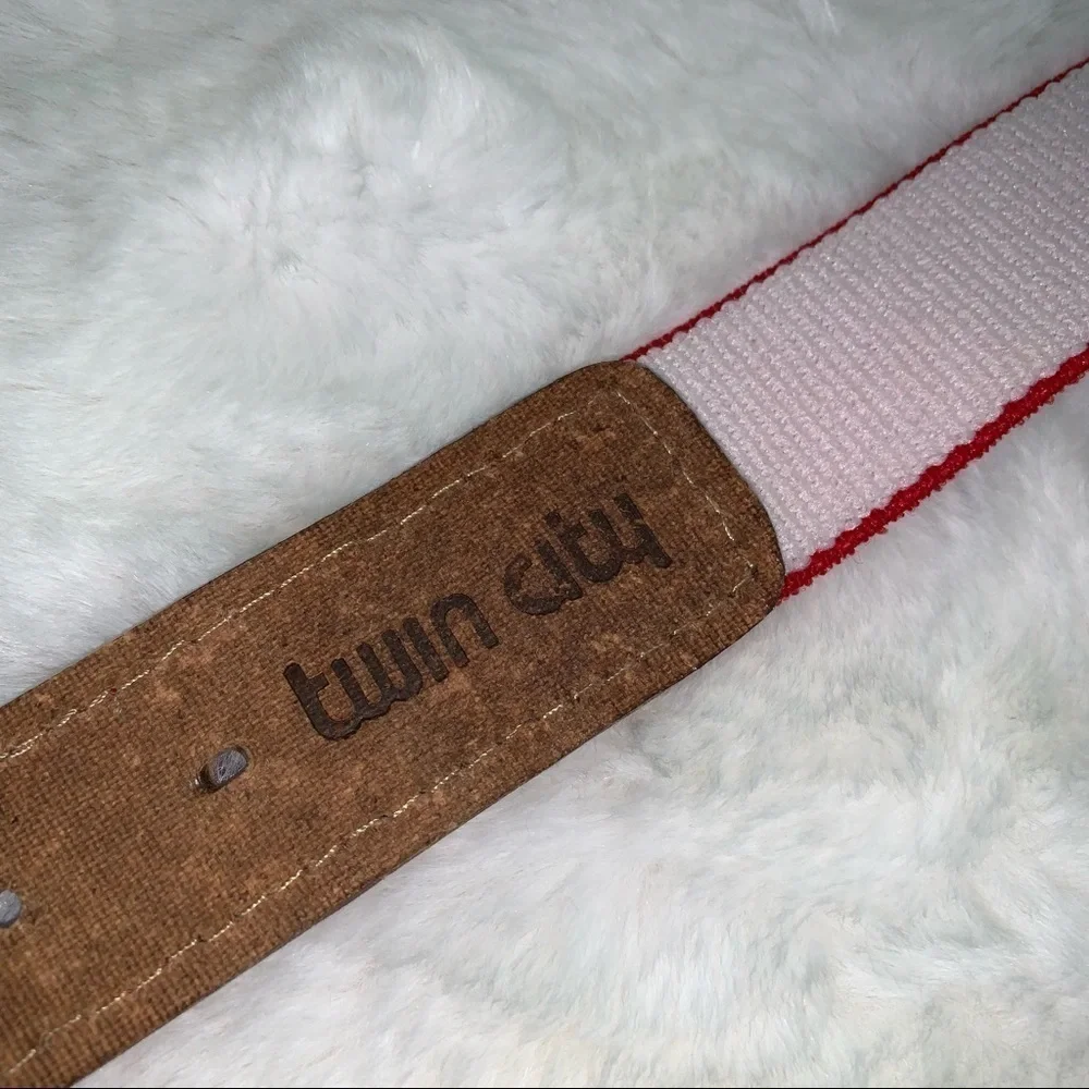 Twin City Baseball Belt, Red